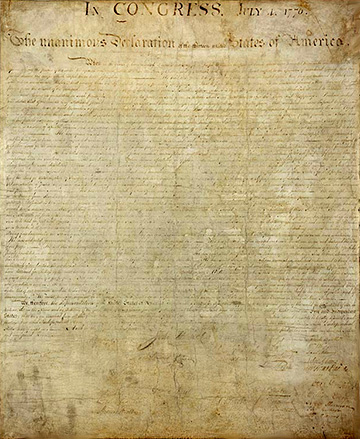 Declaration of Independence - Original