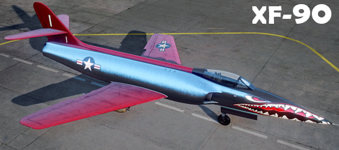 XF-90 world of Warplanes