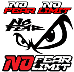 No Fear decals