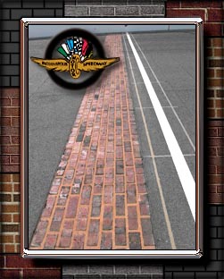 The Brickyard brick starting line